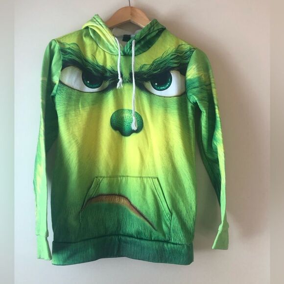 🟡 Grinch Off Brand Hoodie - Picture 1 of 4